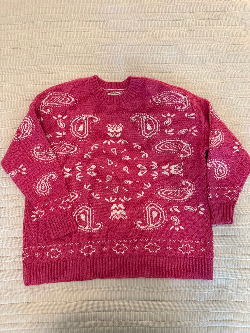 American Eagle M Paisley Sweater